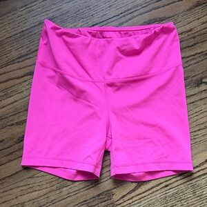 YOGA Bright Pink athletic Shorts